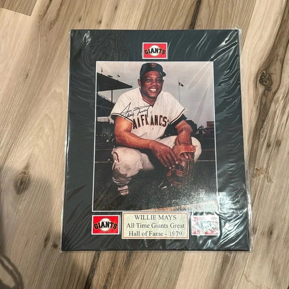 San Francisco Giants  Willie Mays signed 8x10 photo - Picture 1 of 1